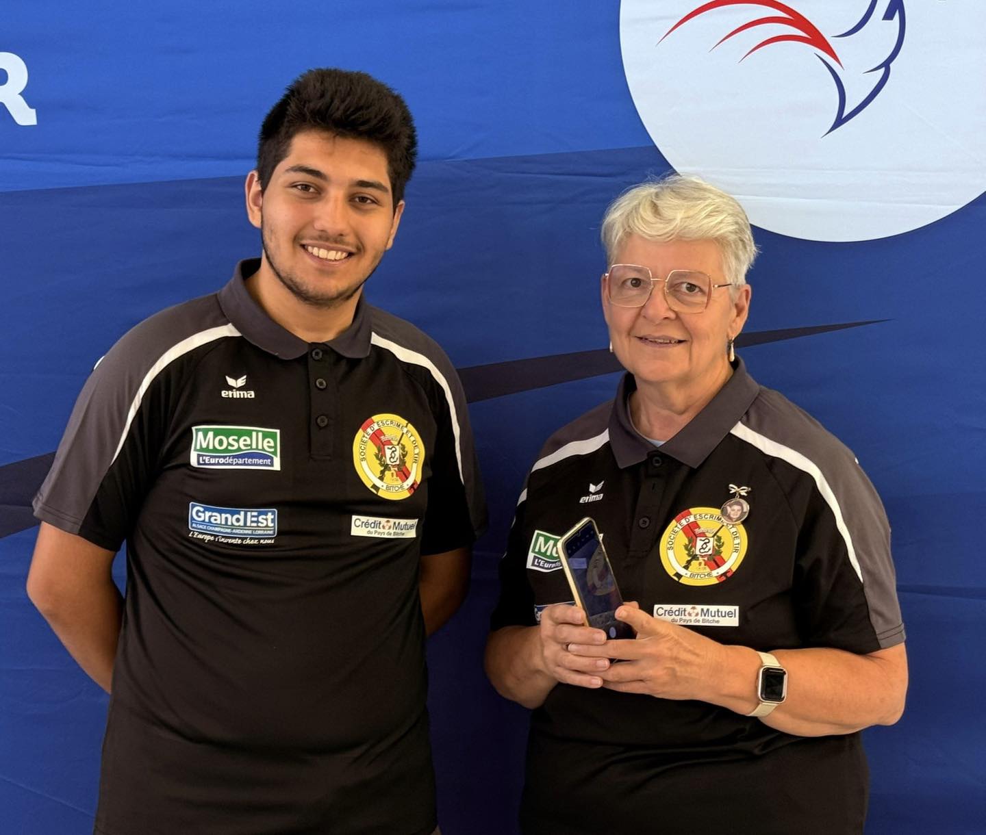 Athlètes S.E.T. Bitche avec trophée